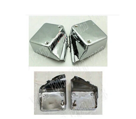 Хромированная Металлическая боковая крышка аккумулятора Для Shadow Spirit VT750 DC 2000 2009 /