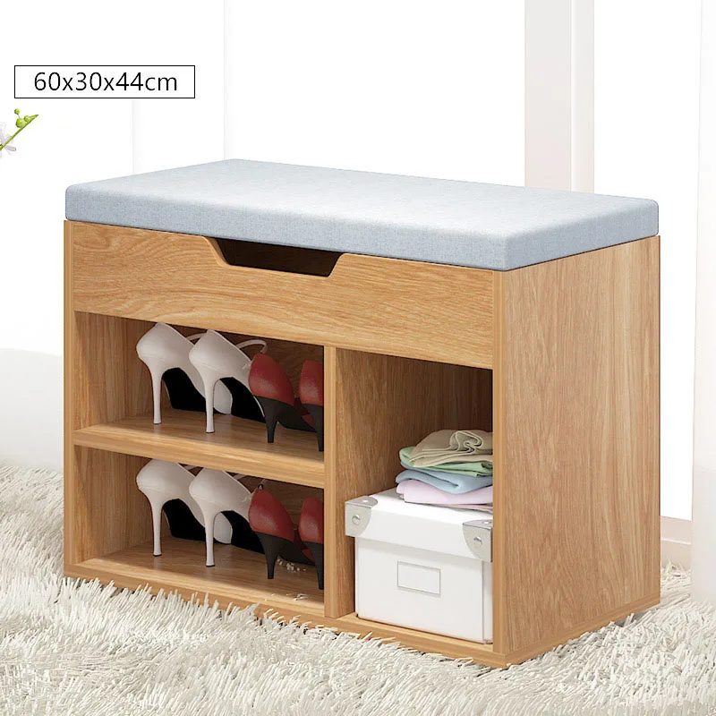 MAGIC UNION Shoe Shelves High Quality Wooden Stool Storage Organizer Accessorise Shelf Entrance Chair Home Furniture | Мебель