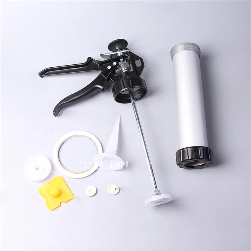 

300ML Dual-use Glass Glue Gun C20512 Barrel Type Soft Silicone Gun Manual Thickening Aluminum Alloy Structure Glue Gun Hot Sale