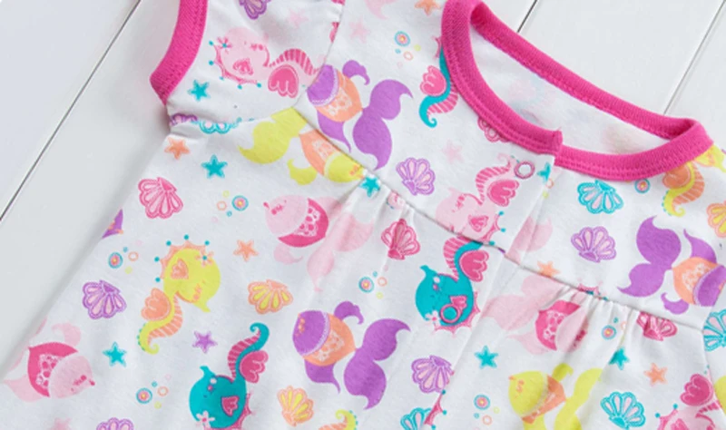 Summer Baby Rompers 100% Cotton Brand Costumes Boys Girls Baby's Sets 6 9 12 18 Months Cute Infant Jumpsuit Clothing | Детская