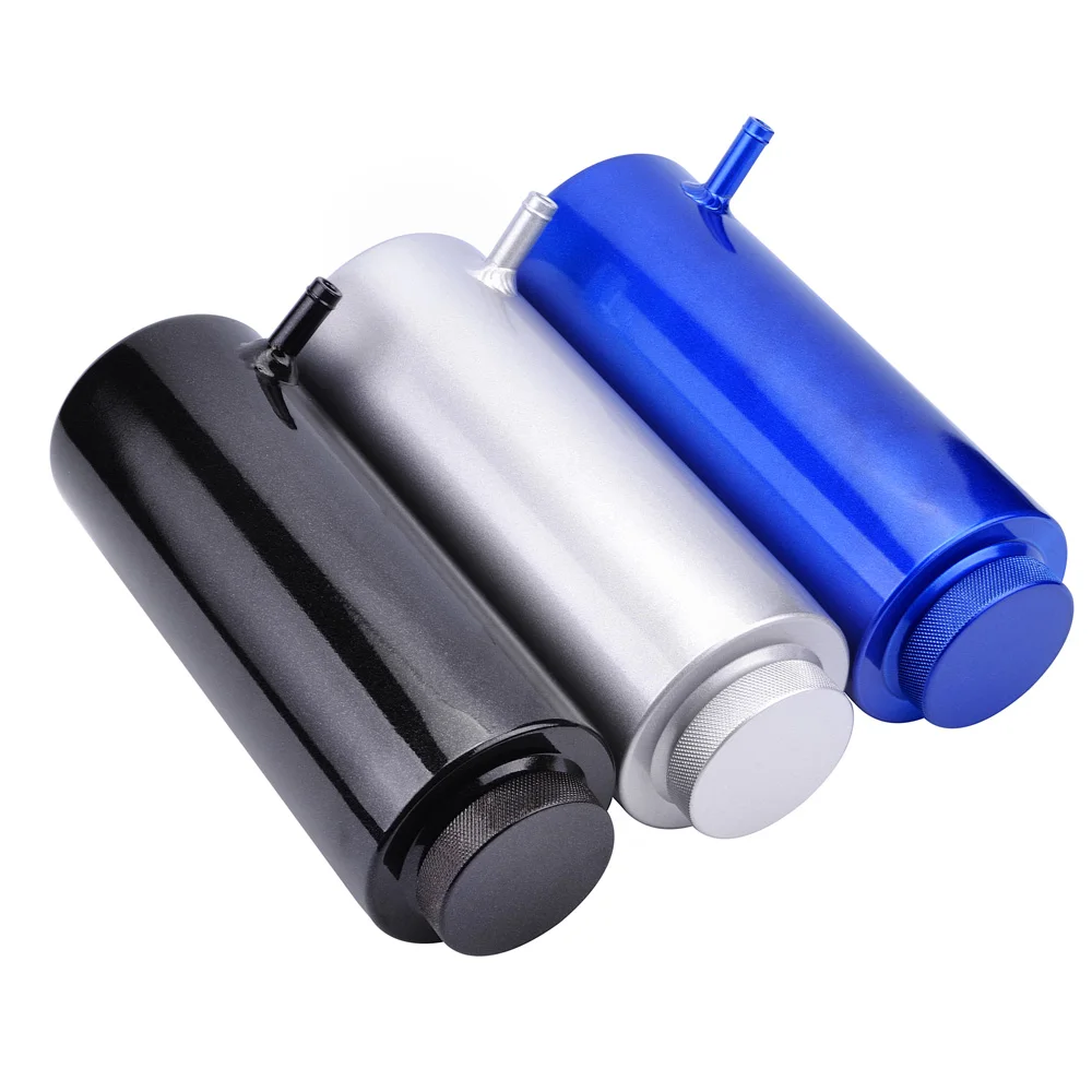 SPEEDWOW 0.8L Универсальный алюминиевый маслоуловитель резервуар топливный бак маслоуловитель может гоночный автомобиль