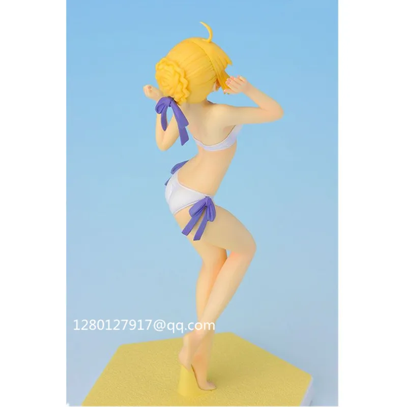 16 см Fate/Hollow Ataraxia Arturia Pendragon купальник издание 1/10 Saber PVC аниме сексуальные Фигурки