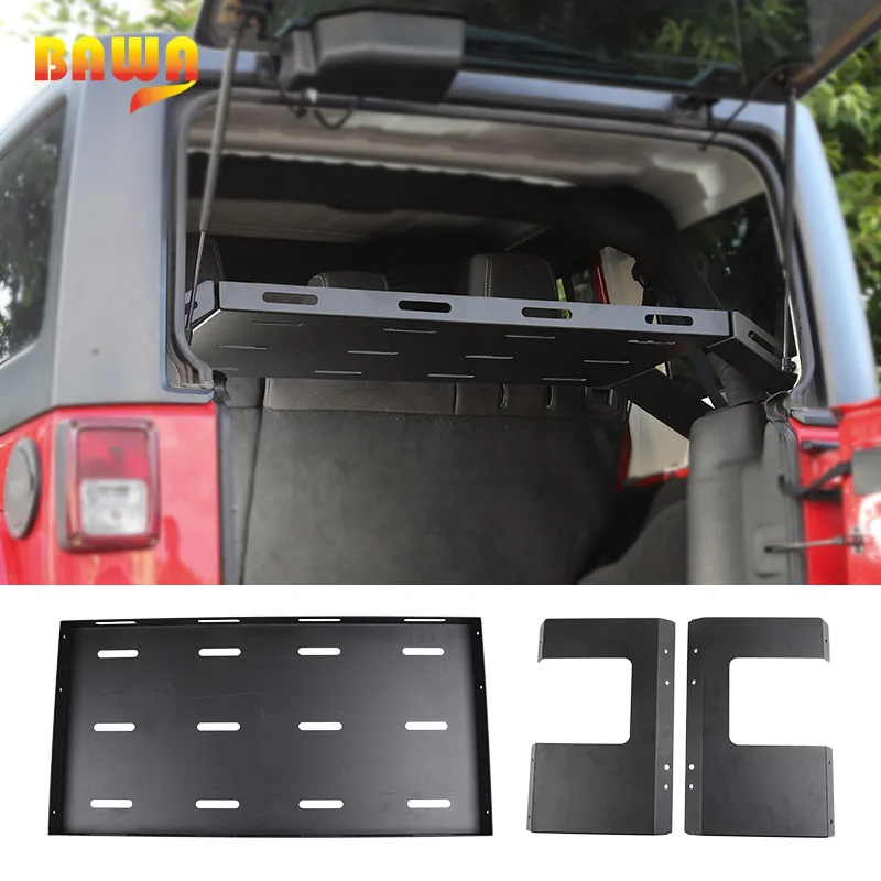 Задние стойки BAWA для Jeep Wrangler JK JL багажник багажника полка багажа 4 двери