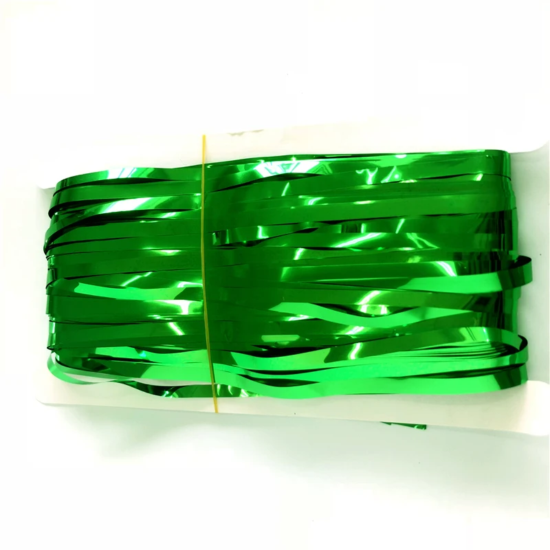 Green 1*3 м синий розовый Золотой мерцающий фольга бахрома мишура дверь занавес Свадьба День Рождения Вечеринка украшения фото фон поставки - Цвет: Green