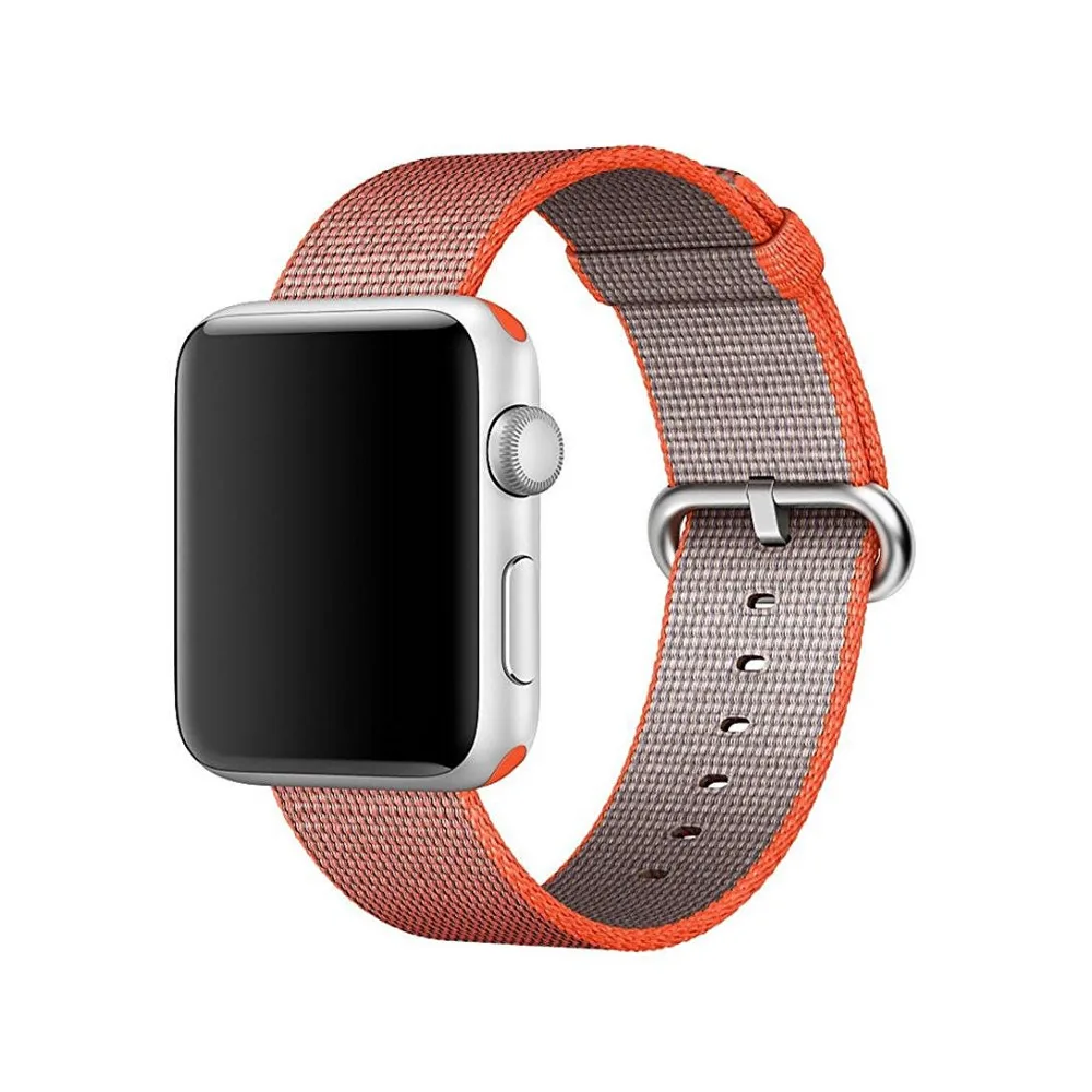 Спортивная лямка из нейлоновой ткани для Apple Watch band 42 мм/38 мм iwatch 3 2 1 наручный