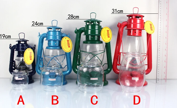 2023 High Quality Iron Vintage Kerosene Lamp Lantern Camping Portable Lamp Masthead Light Well-Known Brand Retro Oil Lamp