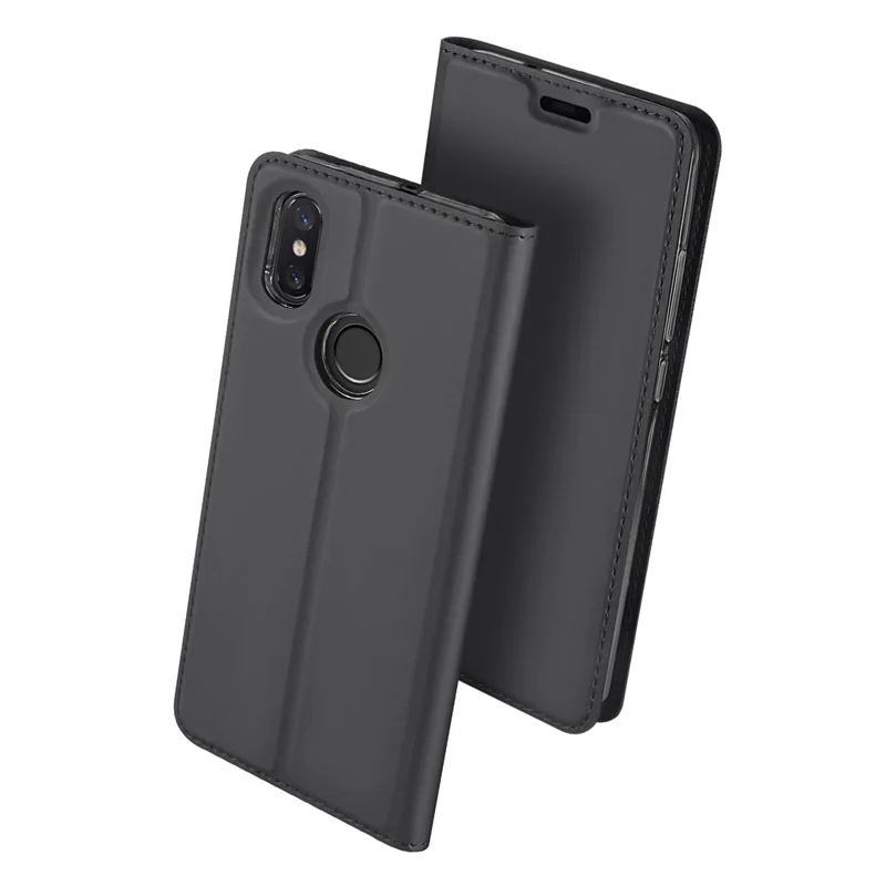 Оригинал Сяо mi 8 кожаный чехол силиконовый Dux Ducis супер флип с кошелек слот |