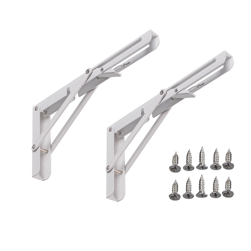 10 дюймовая Складная полка настольная или кронштейн 2 Pack с монтажными