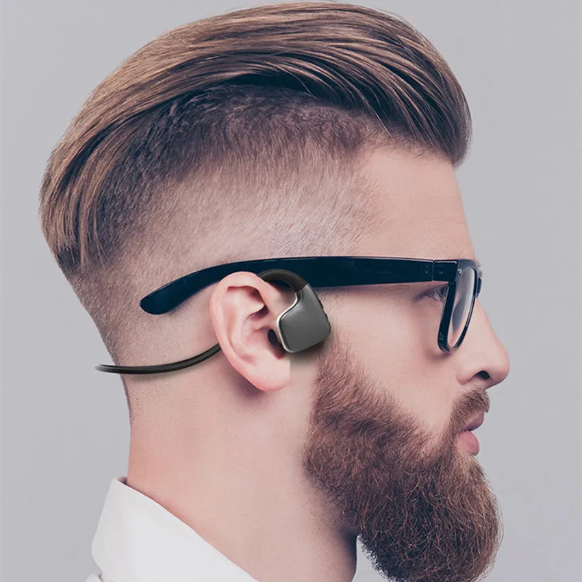 ASKMEER R9 Bluetooth 5 0 Наушники Гарнитура костной проводимости Беспроводные спортивные