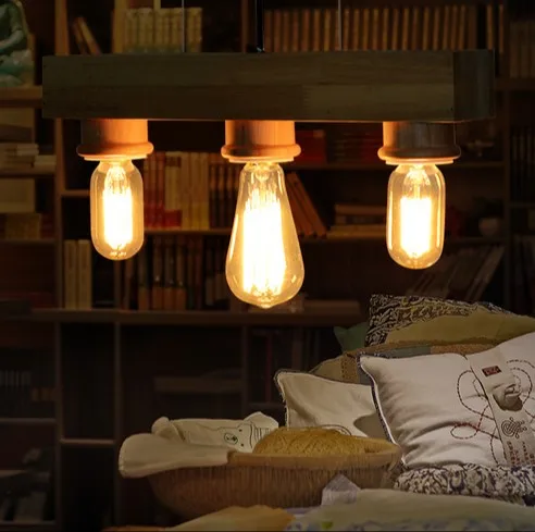

Nordic Wood Art Drop light Современные светодиодный ные подвесные светильники для гостиной, столовой, бара, подвесной светильник для внутреннего освещ...