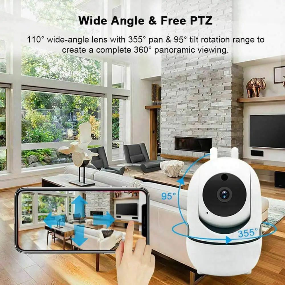 Детский монитор Wi Fi камера безопасности 1080P FHD ip беспроводная домашняя с ночным