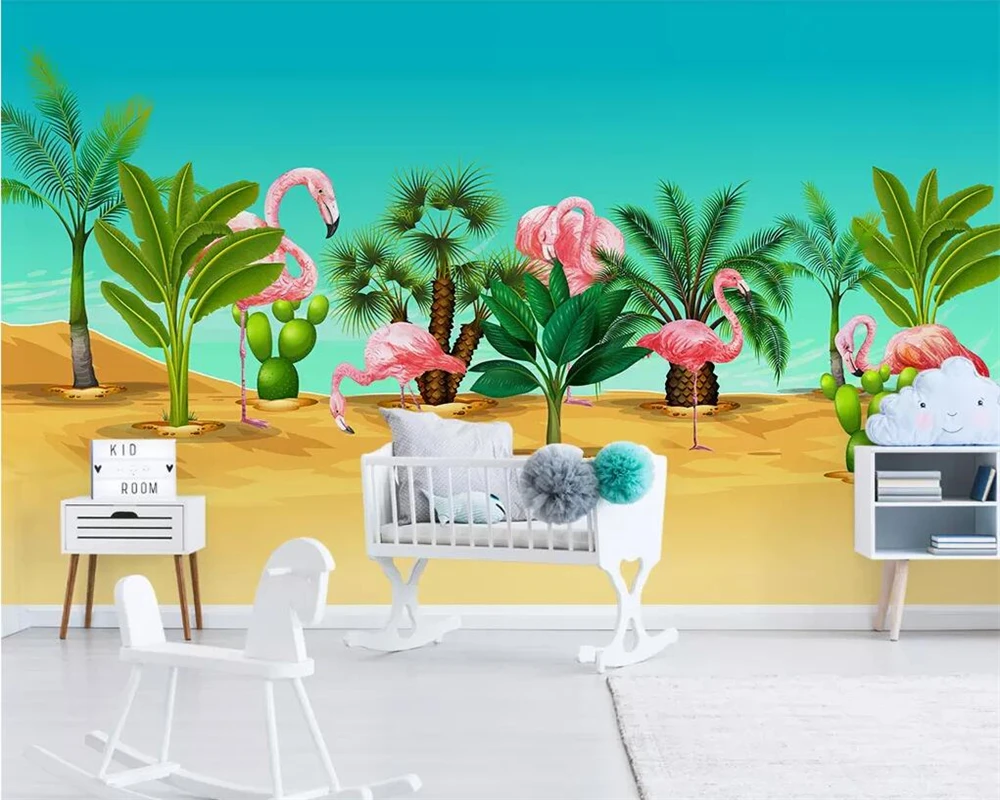 Beibehang обои домашнего декора детской комнаты детская комната растение из