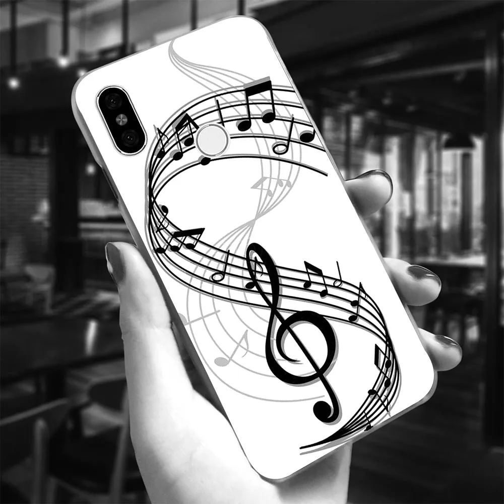 K0002802 Чехол для телефона крепление для спортивной камеры Xiao mi 8 Lite любовь старый музыкальная Партитура чехол mi A1 A2/A2 Lite mi 8/mi 8 9 SE mi x 2 S Жесткий Корпус противоударный - Цвет: K0002802