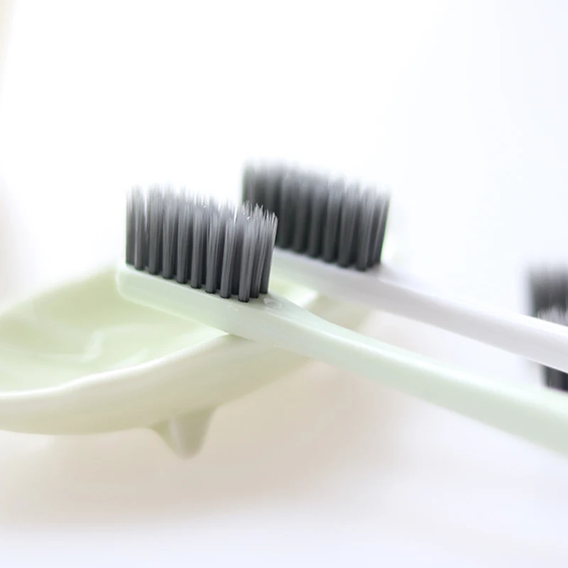 Зубная щетка с бамбуковым углем и пыленепроницаемой крышкой|charcoal toothbrush|bamboo charcoal
