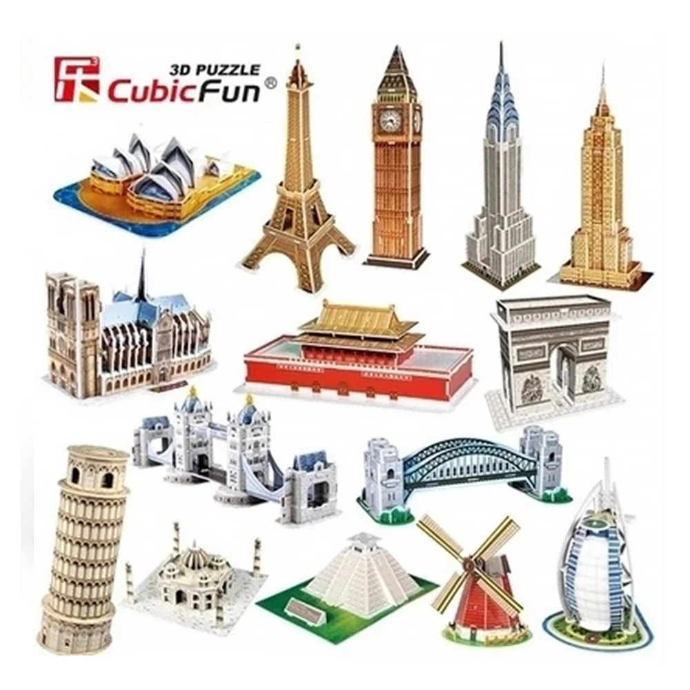 

3D Puzzles Sydney Opera House Paper Model DIY Creative gift Children Educational toys hot Mini world architectural T11