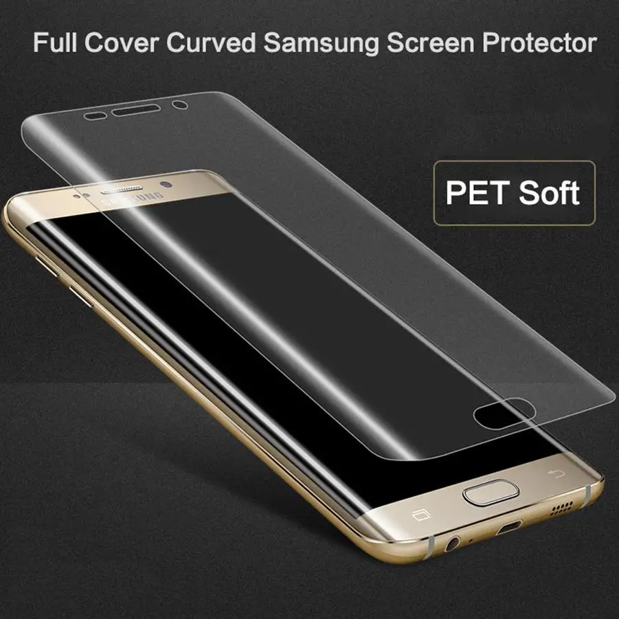Защитная пленка для экрана Galaxy S10E S9 S8 S7 S6Edge мягкая ПЭТ TPU Samsung S10 + Note 9 8 без
