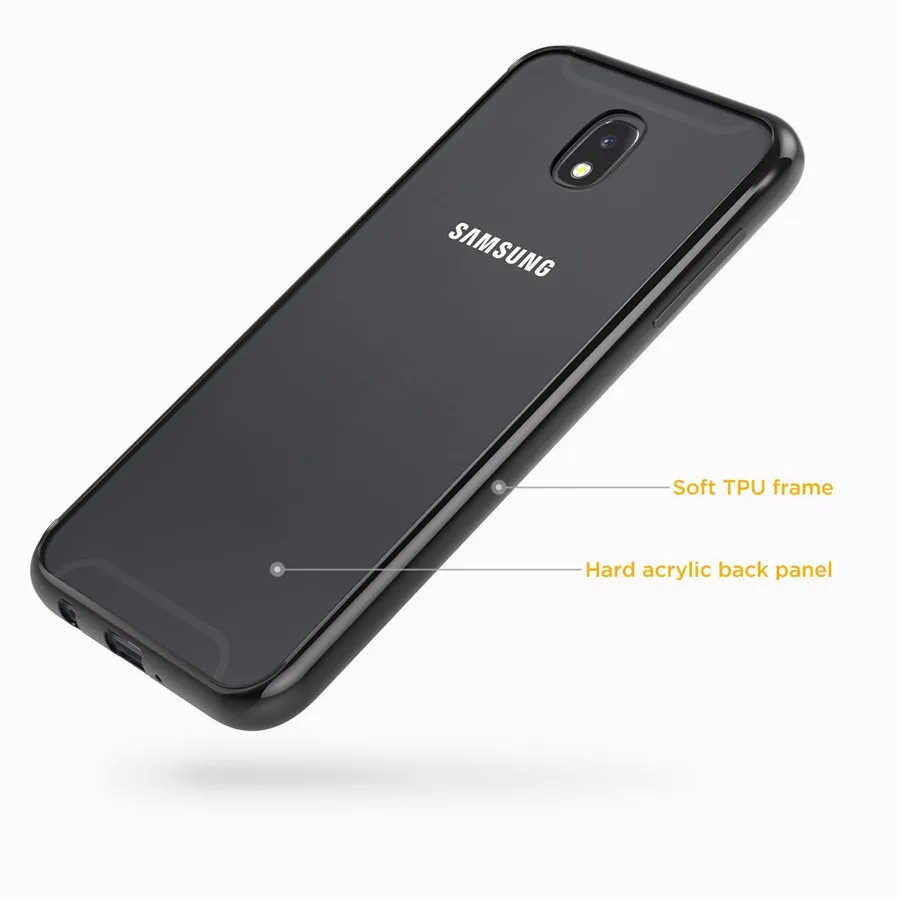 Для Galaxy J5 2017 J530 тонкий Противоскользящий не царапающийся Чехол Мягкий ТПУ