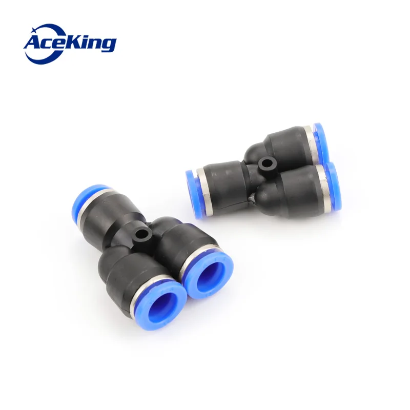 PY Y-type пневматический шарнир PY4 PY6 PY8 PY10 12 14 16 трехполосный пластиковый быстрый с