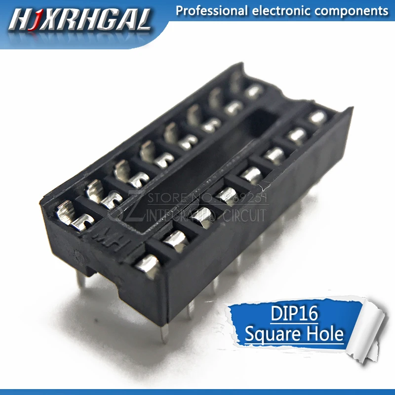 10 шт. DIP-16 16pin DIP DIP16 IC адаптер припоя Тип гнезда hjxrhgal | Электронные компоненты и