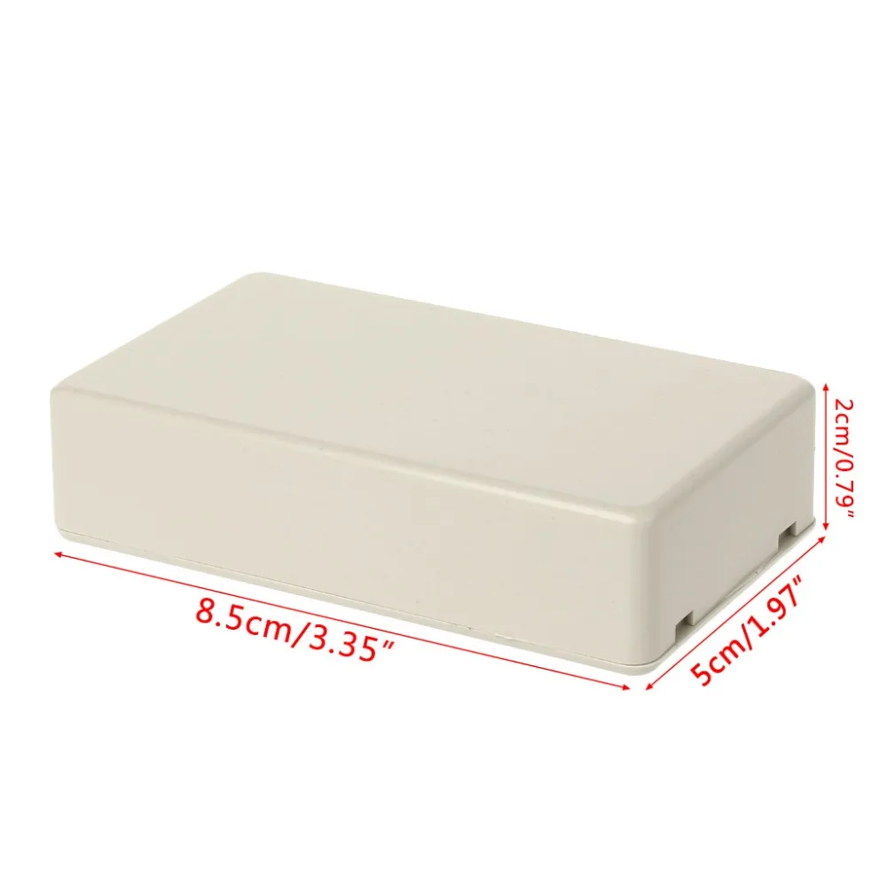Новый DIY Пластиковый корпус для электроники чехол 3 34 &quotL x 1 96&quot W 0 83 &quotH H02 |