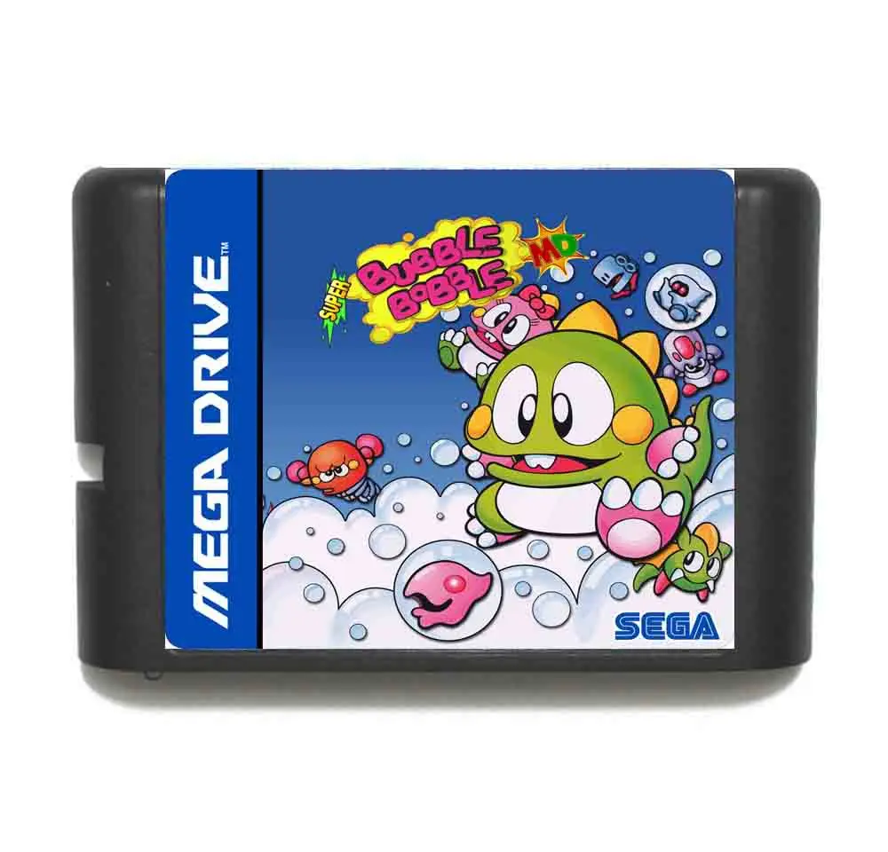 Супер Bubble Bobble 16 бит MD карточная игра для Sega игры Mega Drive Genesis|16 bit|md game16 bit md |