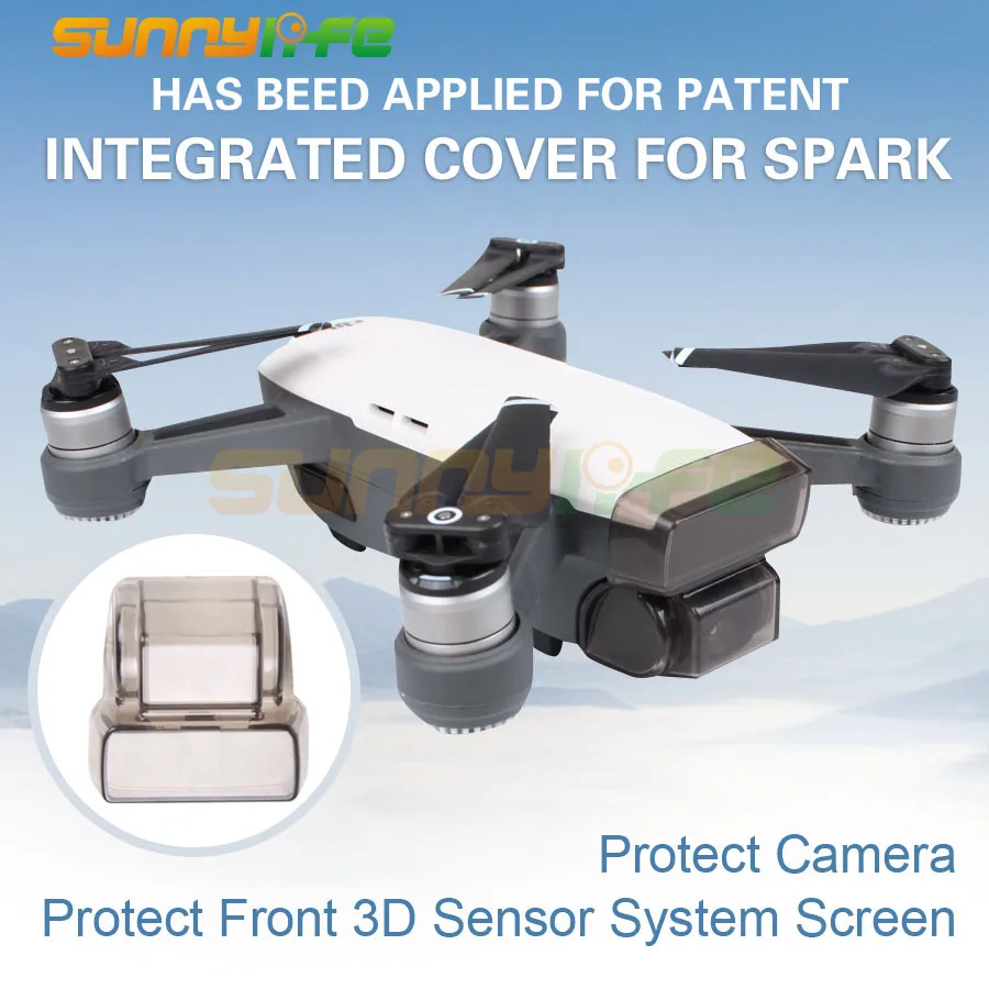 Cap For DJI SPARK PTZ Screen Camera Cover front 3D sensor system screen Integrated protective cover Spark Accessories |