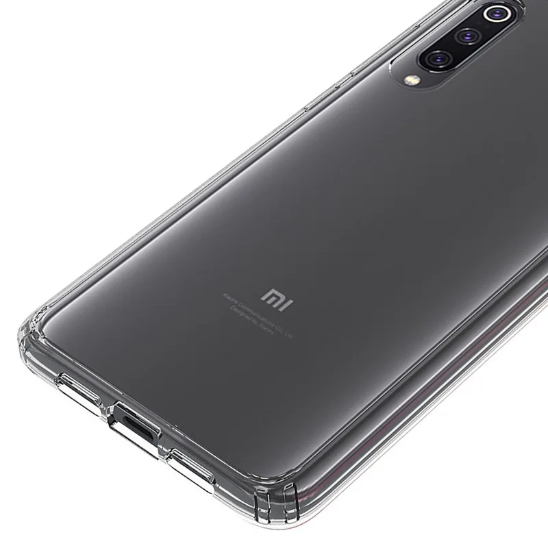 Для Xiaomi mi 9 чехол mi 9 Lite TPU бампер жесткий PC акриловый прозрачный Кристальный чехол для телефона для Xiaomi mi 9 Lite прозрачный чехол