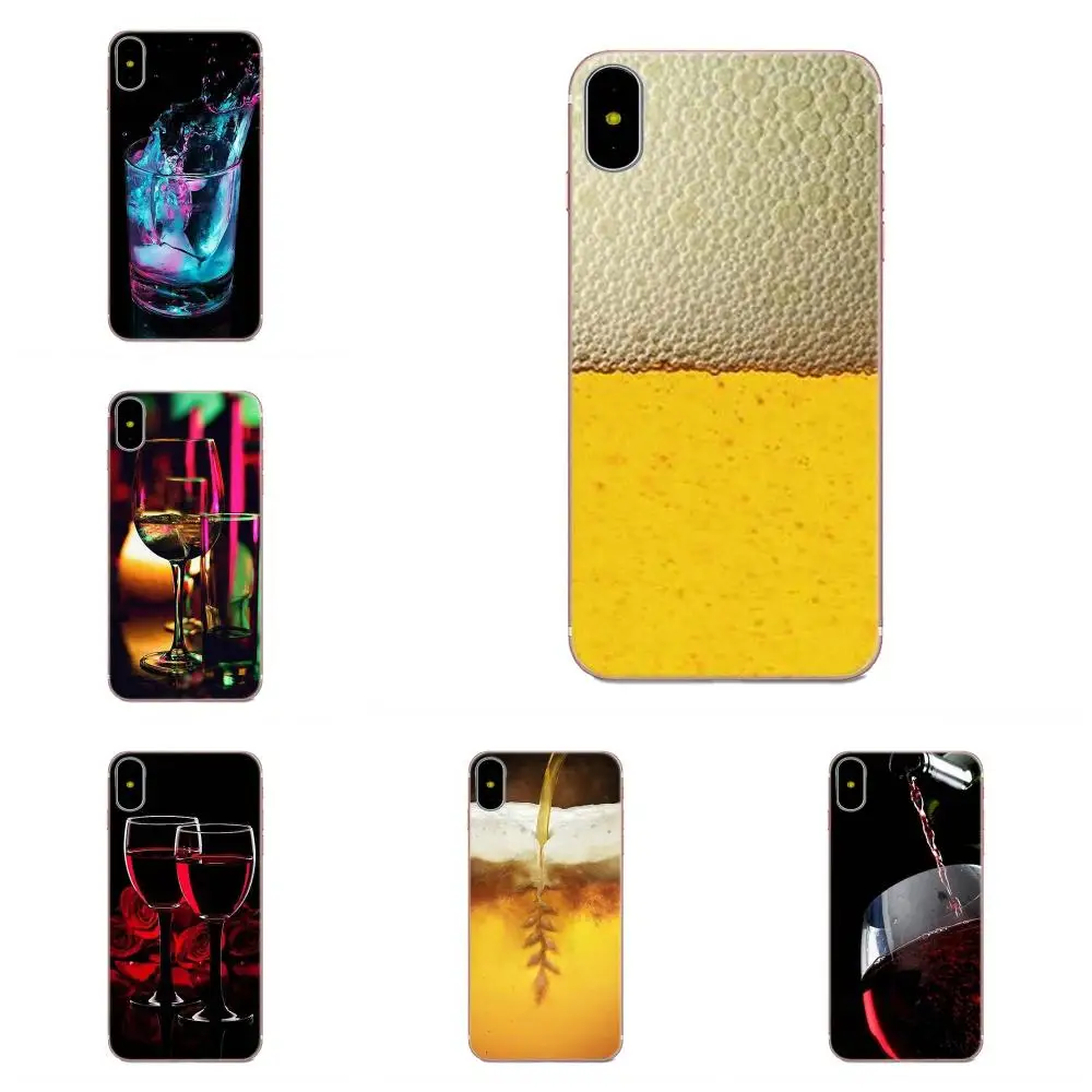 ТПУ Новый стиль Золотой желтый пиво Мода для Huawei Honor 4C 5A 5C 5X 6 6C 6A 6X 7 7X 8 9 V8 V10 Y3II Y5II Y6II