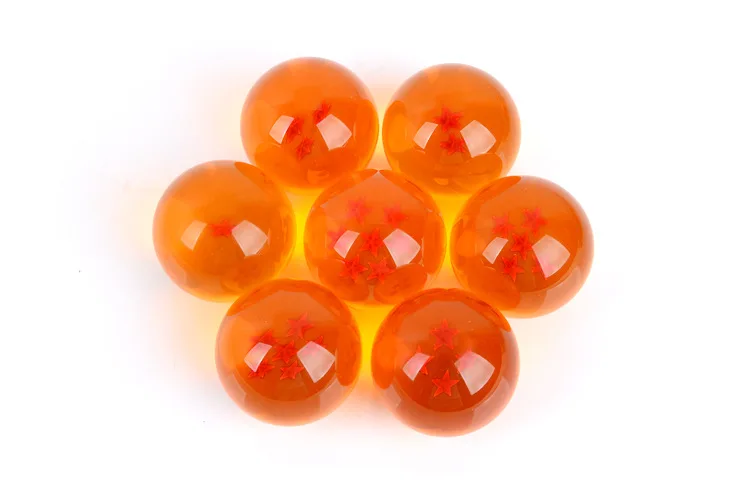 Dragon Ball Z 4 см DragonBall 7 Звезд Хрустальный шар Рисунок Коллекционные игрушки 1 ~
