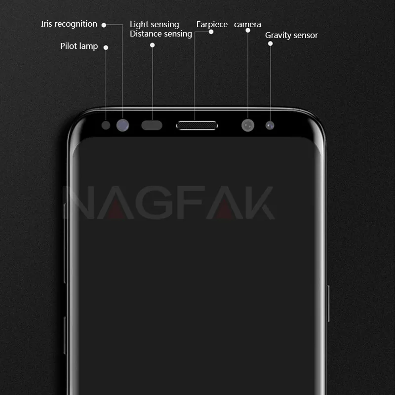 Защитная пленка NAGFAK для Samsung Galaxy S9 Plus S8 Мягкая изогнутая 3d-пленка задней панели не