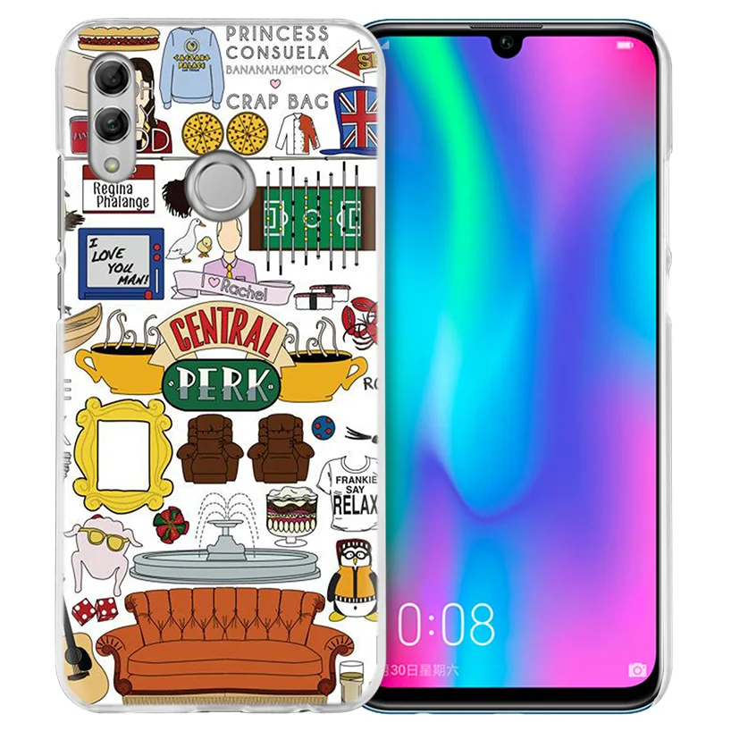 Лучшие друзья вместе чехол для huawei Honor 8X Y9 9 10 Lite Play 7C 8C 8S 8A фотоаппаратов моментальной печати 7S 7A Pro V20 20i Y6 Y7 Y5 жесткий чехол из ПК для телефона