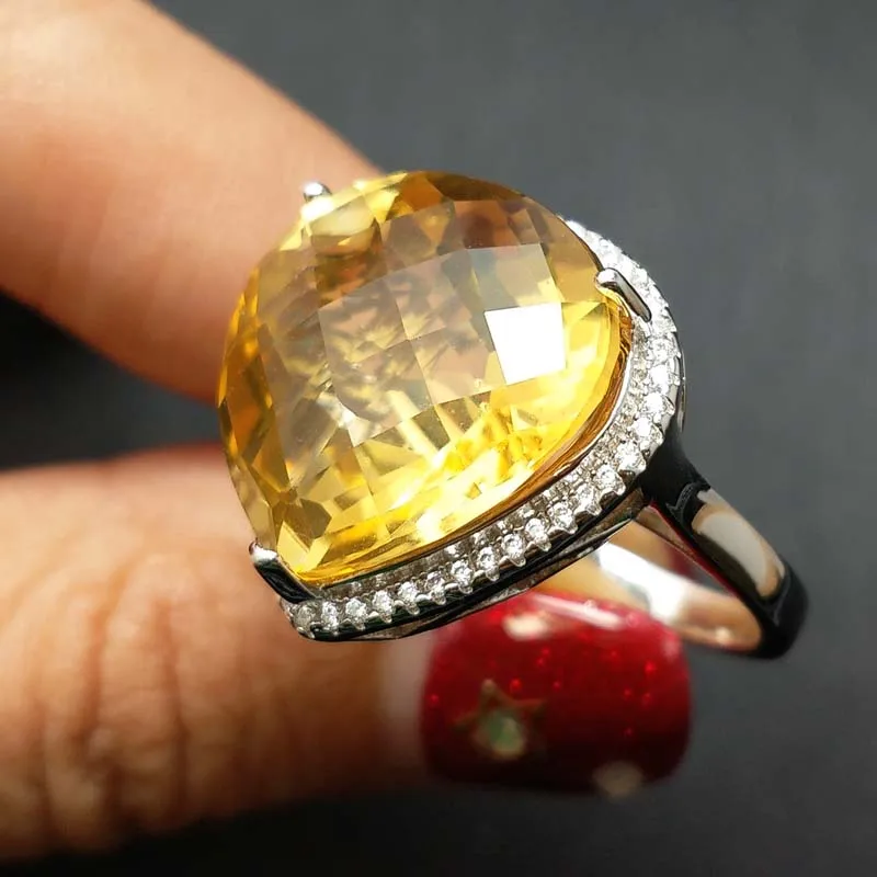 Женское кольцо с сердечком FLZB модное элегантное 18*18 мм 22.5ct|Кольца| |