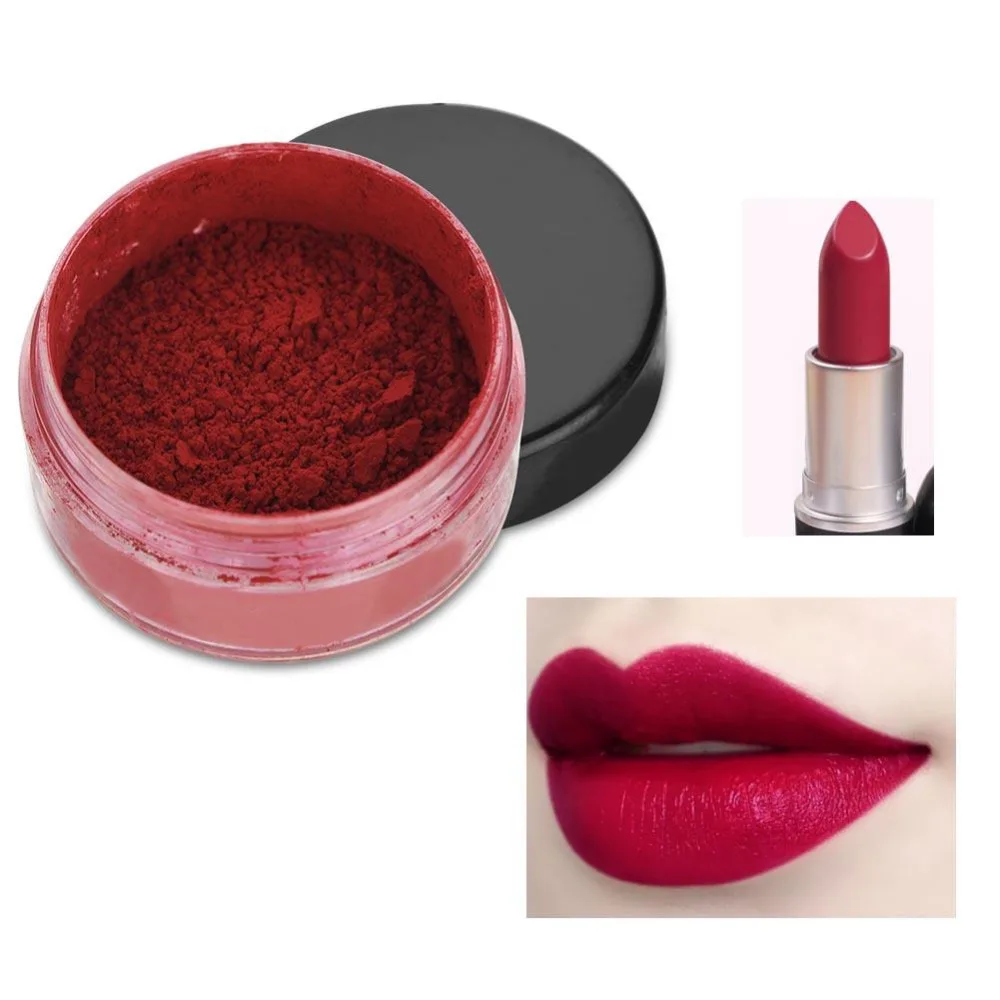 5 цветов макияж Профессиональная помада раскраска Слюда Порошок бальзам для губ Румяна DIY Косметика материал губная помада пудра