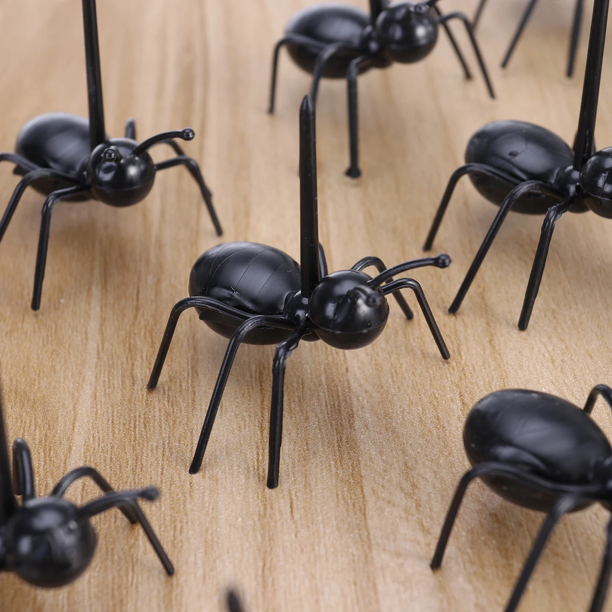 12 шт./компл. мини Ant фруктовые вилки столовые приборы Пластик Десертные Вилки для торта шпажка для еды посуда для вечерние украшения для ужина Палочки инструменты