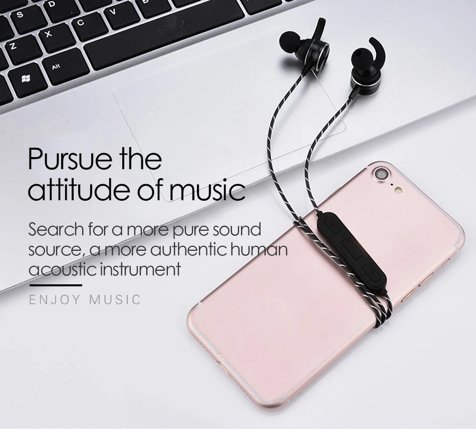 YKSO Wireless Bluetooth Earphone In Ear earbud M28 Portable audio and video Waterproof Stereo Sports With Mic | Электроника