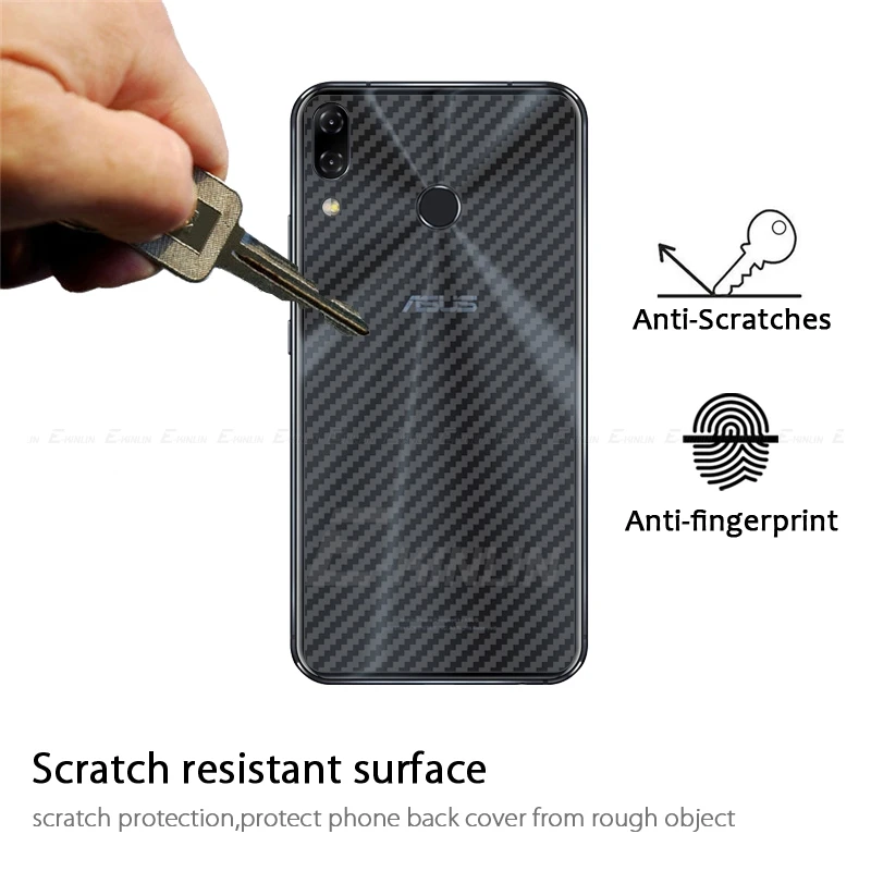 3D углеродное волокно задняя крышка экрана протектор для Asus ZenFone 5 5Z 6 7 Pro ZS670KS ZS671KS