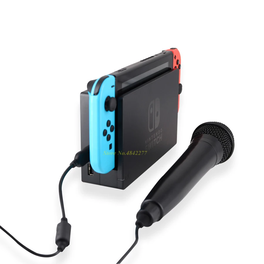 Новинка 2019 аксессуары для Nintendo Switch поющий проводной микрофон с кабелем 3 м