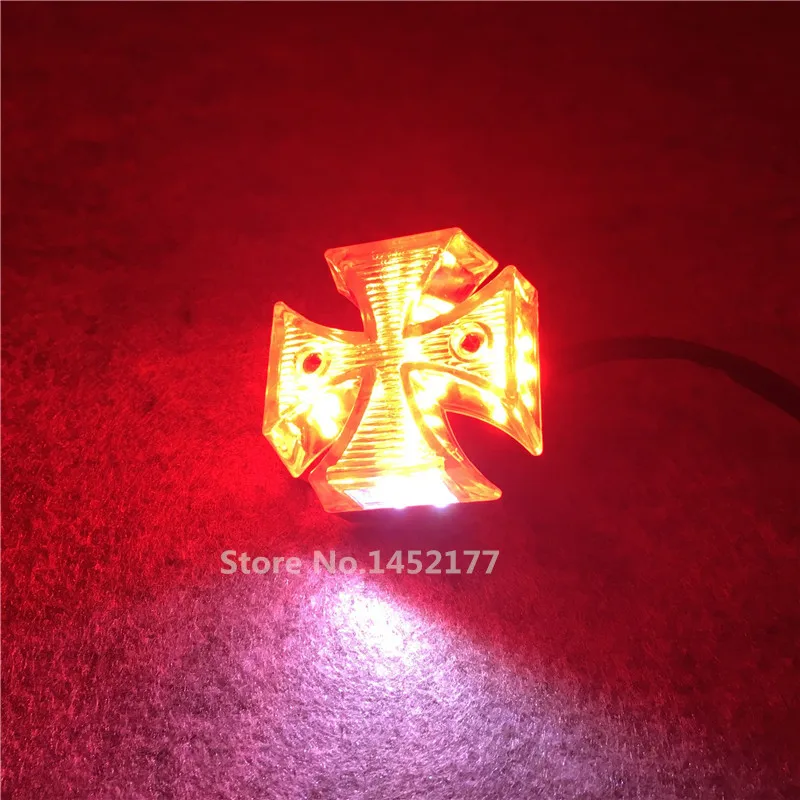 Yecnecty светодиодный задний фонарь для мотоцикла универсальный мини Мальтийский