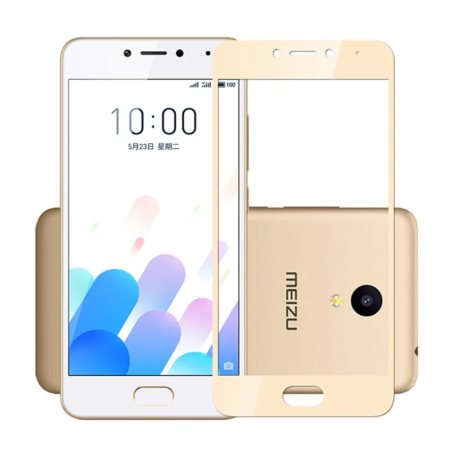 9H Защитное стекло для Meizu m5 note m6 полное покрытие защита экрана закаленное на M5s M5c |