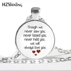 HZ--A403 Новинка, ожерелье-сувенир, ювелирные изделия потеря нерожденного ребенка, стеклянный купол, ожерелье с подвеской HZ1