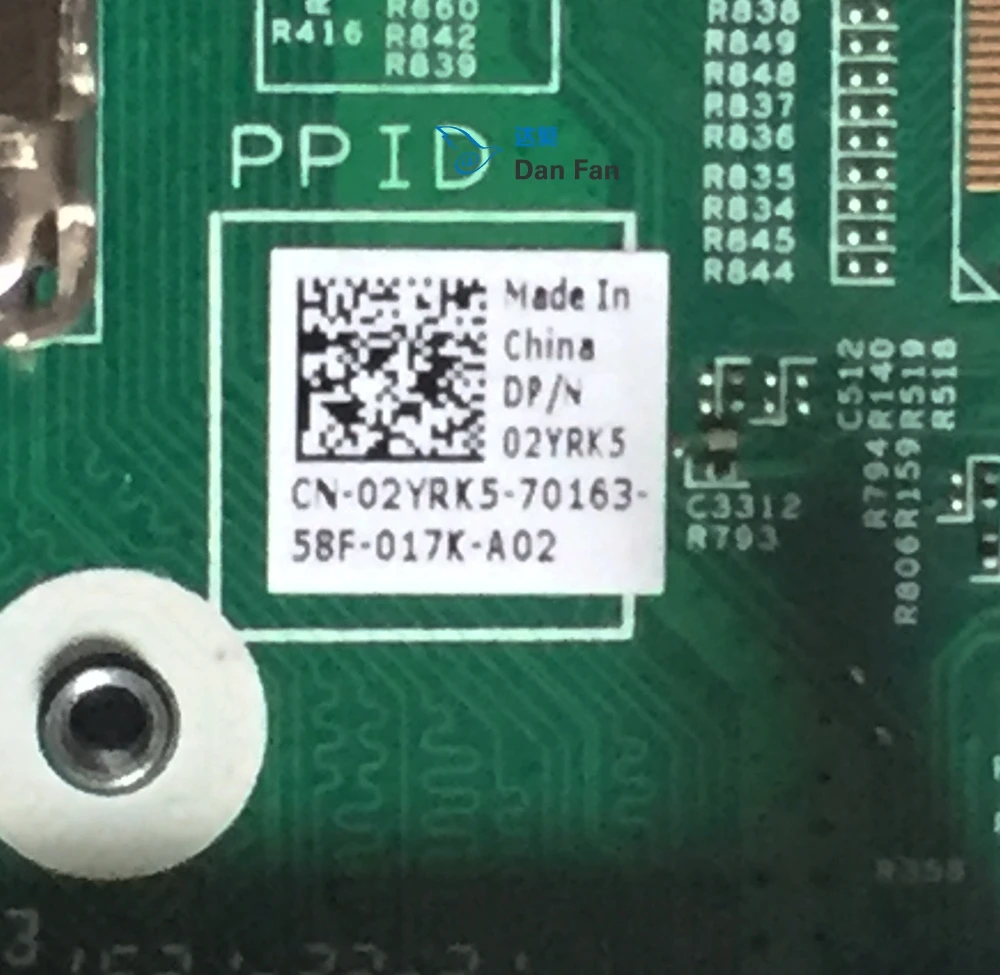 CN 02YRK5 для DELL Inspiron 3647 3847 SFF настольная материнская плата DIH81R/General 12127 1M 100%