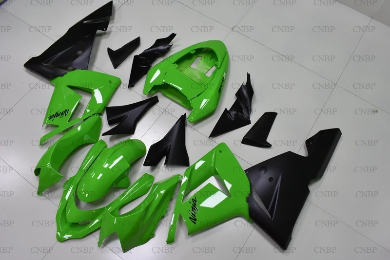 ZX 10r 04 Пластик Обтекатели 2004 2005 зеленый Черные Пластиковые обтекатели ZX10r