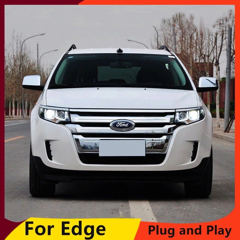 Фары KOWELL для автостайлинга FORD EDGE светодиодный фары 2011 2014 биксеноновые линзы