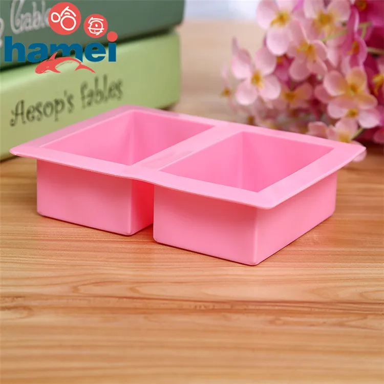 Нежные милые художественные квадратные силиконовые формы для мыла ручной работы