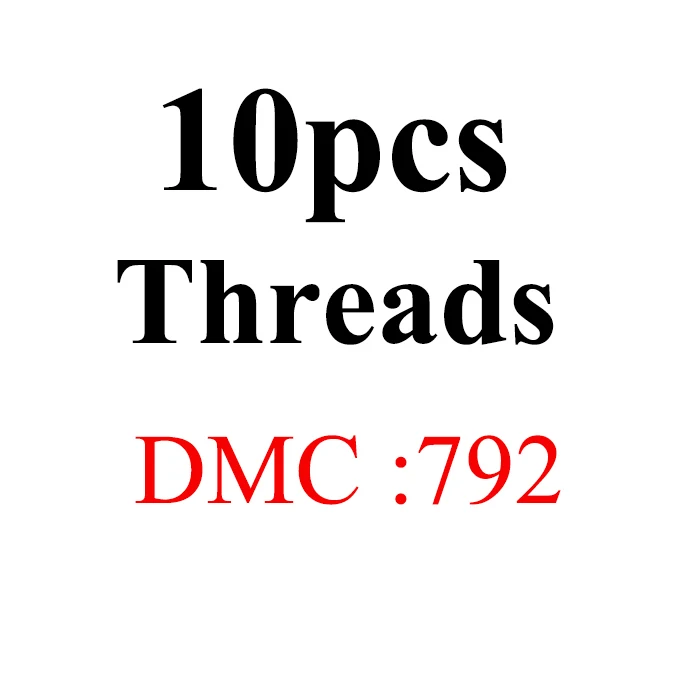 10pcs-DMC792 JOY SUNDAY, DMC776-818, многоцветные, 10 шт., 1,2 м, нитки для вышивки крестиком, хлопковое шитье, моток пряжи, нить для вышивки, набор нитей для вышивки, сделай сам, швейное ремесло - Цвет: 10pcs-DMC792