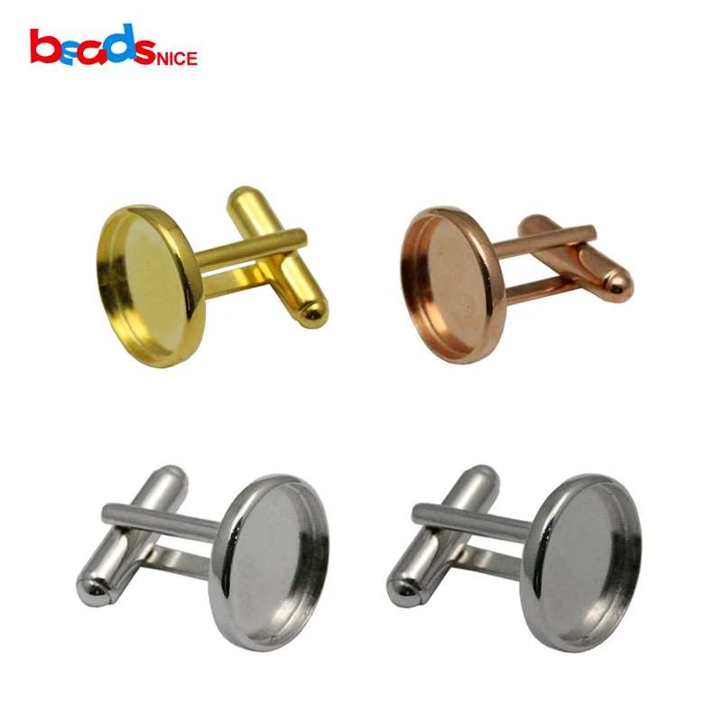 Beadsnice 925 silver French Personalized Cufflinks Blank Accessories for Mens ID30947 | Украшения и аксессуары