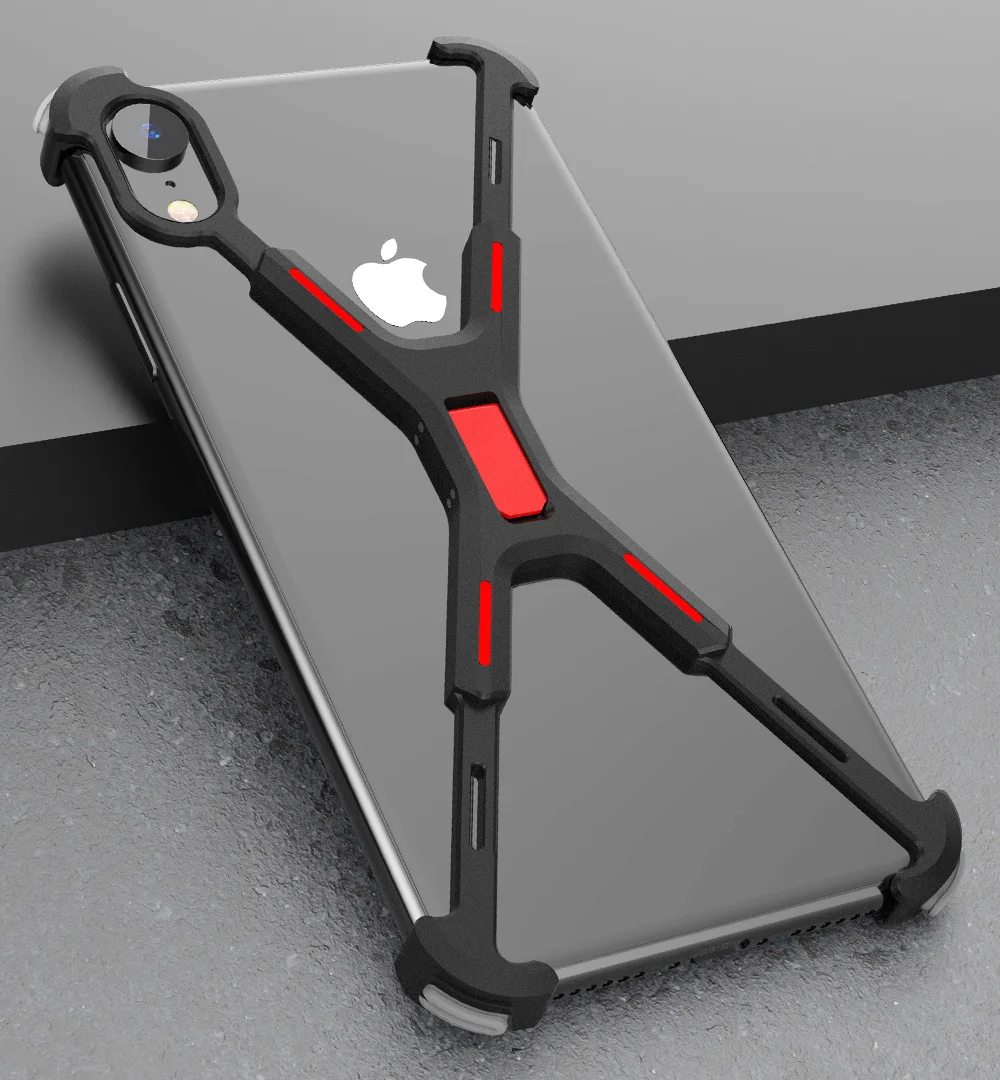 R-Just X shape механический защитный чехол для телефона для iPhone X XS задняя крышка для телефона для iPhone XS Max противоударный чехол-бампер