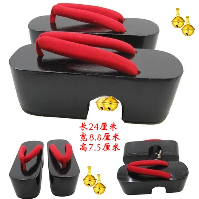 Женская обувь в японском стиле Oiran Tayu 3 Leg Koma Geta Clog шлепанцы для костюмированной