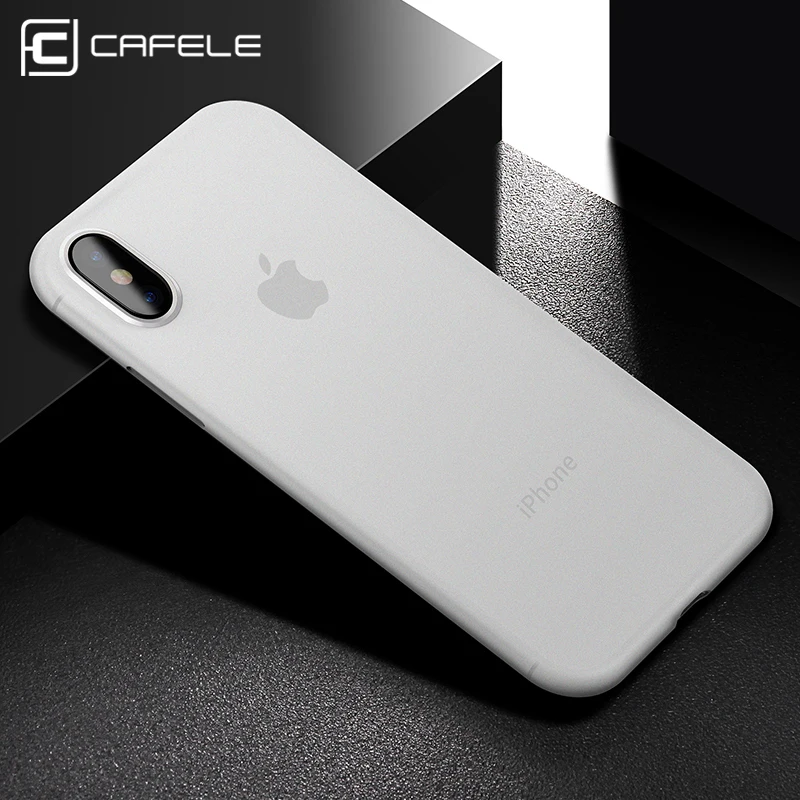 Матовый чехол Cafele для Apple iPhone X Ультратонкий из ПП-материала с защитой от