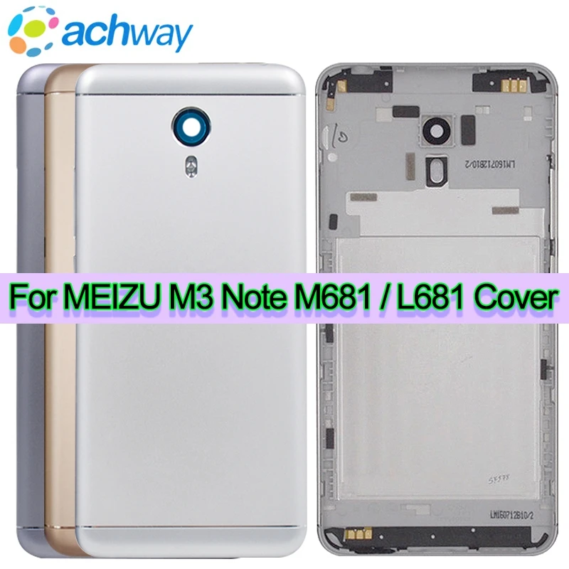 Чехол для аккумулятора MEIZU M3 NOTE M681/L681 жесткий защитный чехол-накладка L681 чехол